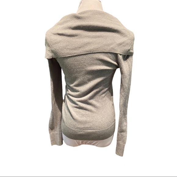 Spring + Mercer Faux Wrap Portrait Collar Sweater - Picture 2 of 3